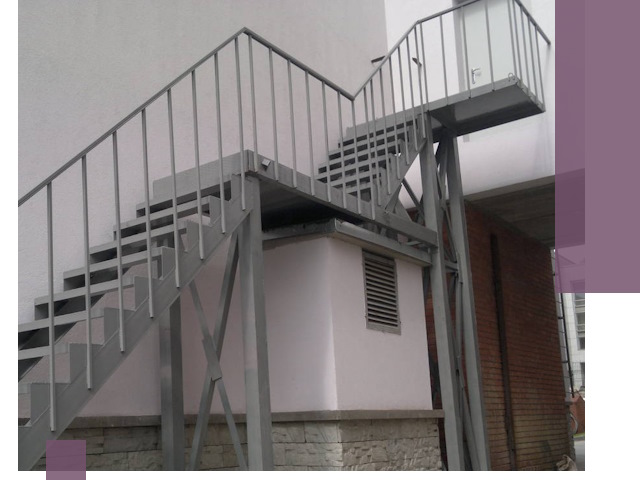 Монтаж пожарных лестниц под ключ в Долгопрудном с гарантией качества