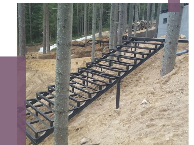 Монтаж металлических лестниц в Долгопрудном от 13443 руб. 