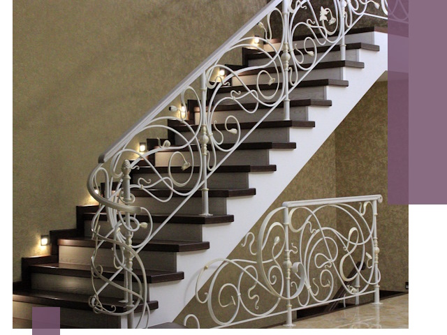 Кованые лестницы под ключ в Долгопрудном — изготовление и монтаж