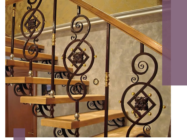 Изготовление кованых лестниц под ключ в Долгопрудном