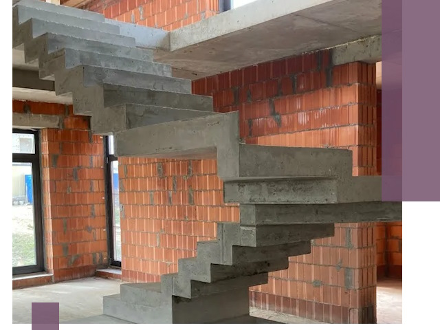 Изготовление бетонных лестниц под ключ в Долгопрудном