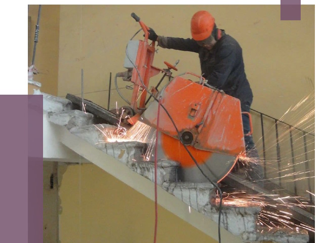 Демонтаж бетонных лестниц в Долгопрудном от 4566 руб. за м2 | ПРОЛЁТ-Длг