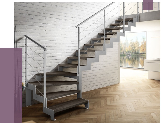 Г-образные лестницы под ключ в Долгопрудном от 36779 руб. | ПРОЛЁТ-Длг