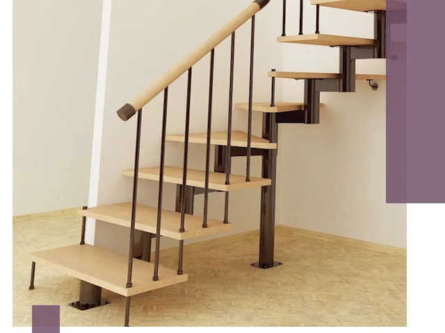 Монтаж лестниц на больцах в Долгопрудном — быстро и надежно