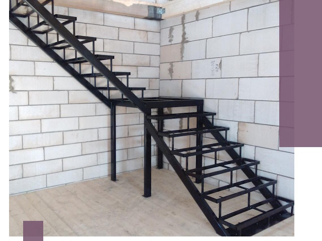 Лестницы на металлокаркасе под ключ в Долгопрудном — изготовление и монтаж