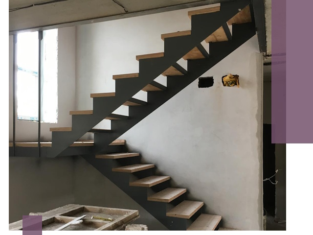 Изготовление лестниц на металлокаркасе в Долгопрудном от производителя