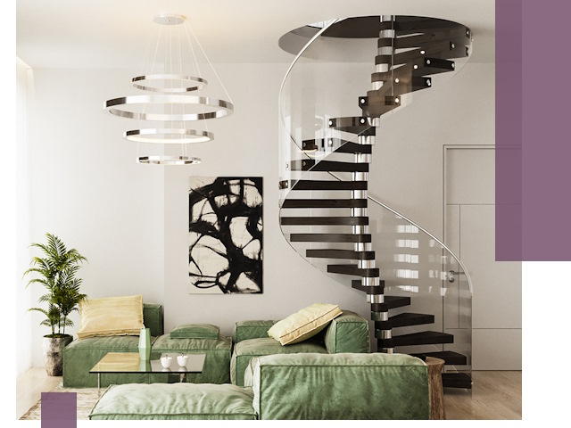 Лестницы для двухуровневой квартиры в Долгопрудном — изготовление и монтаж