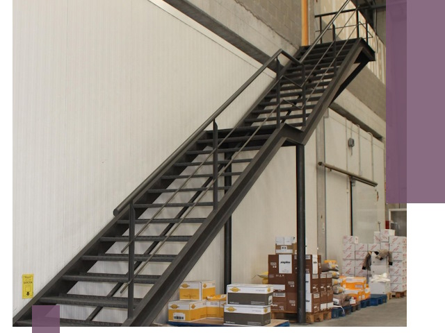 Лестницы для производства в Долгопрудном — изготовление и монтаж