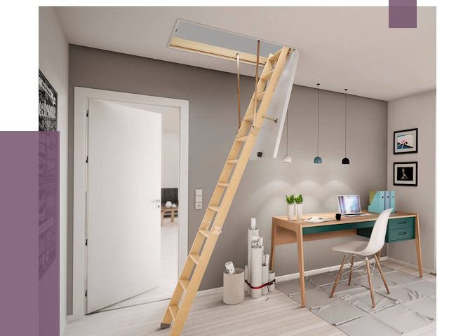 Чердачные лестницы в Долгопрудном — от 14458 руб. | ПРОЛЁТ-Длг