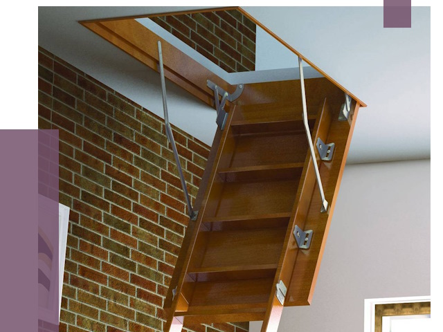 Установка чердачной лестницы в Долгопрудном от 7762 руб. | ПРОЛЁТ-Длг