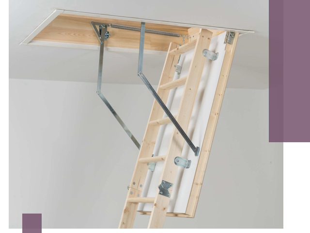 Установка чердачной лестницы под ключ в Долгопрудном