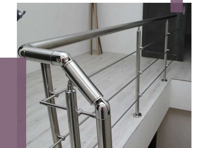 Перила из нержавеющей стали в Долгопрудном от 8928 руб. под ключ | ПРОЛЁТ-Длг