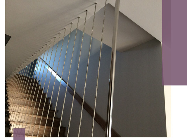 Тросовые перила под ключ в Долгопрудном — производство и монтаж