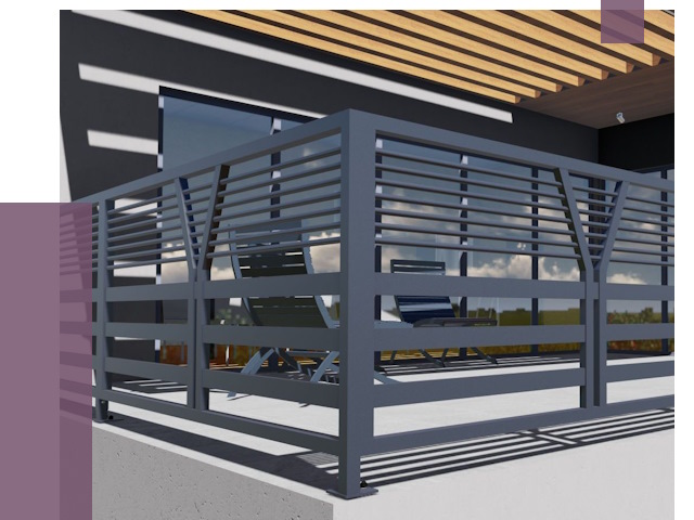 Изготовление балконных ограждений в Долгопрудном от 10653 руб. | ПРОЛЁТ-Длг