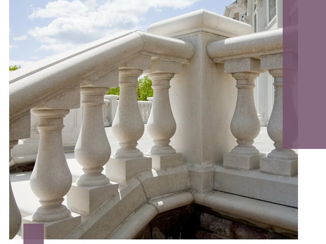 Балюстрады из металла и камня под ключ в Долгопрудном