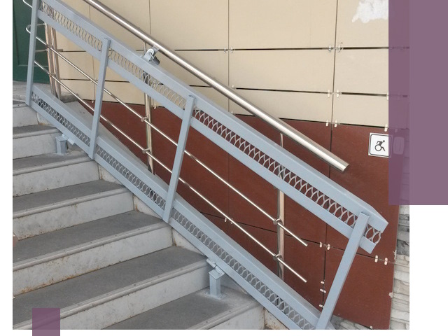 Изготовление откидных пандусов под ключ в Долгопрудном