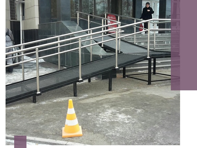 Стационарные пандусы под ключ в Долгопрудном — изготовление и монтаж