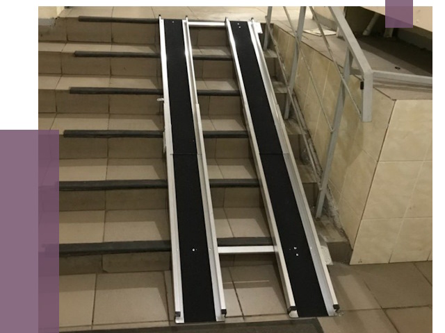 Установка пандуса в подъезд в Долгопрудном от 7914 руб. под ключ | ПРОЛЁТ-Длг