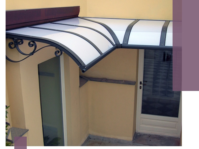 Монтаж козырьков любой сложности в Долгопрудном под ключ