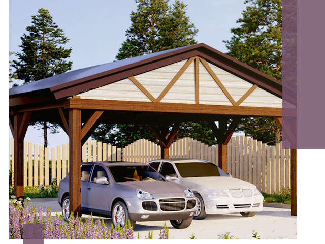 Навесы для автомобиля в Долгопрудном — изготовление и монтаж