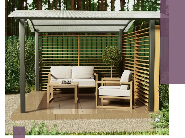 Навесы для дачи в Долгопрудном: изготовление, монтаж и демонтаж