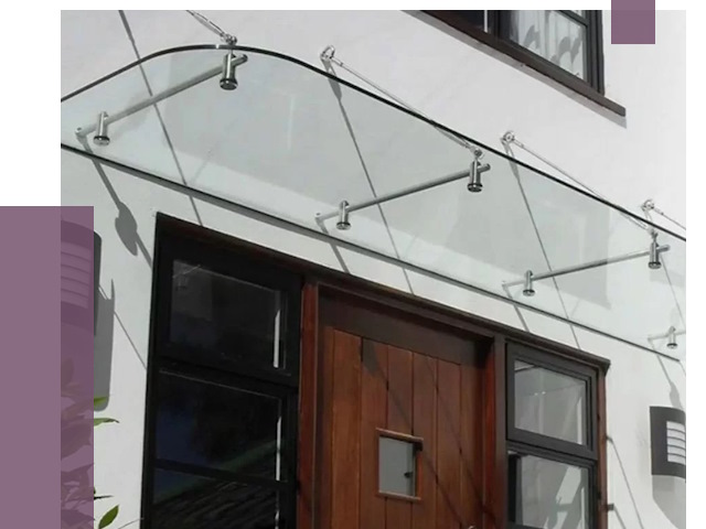 Стеклянные козырьки в Долгопрудном от 18770 руб. | ПРОЛЁТ-Длг