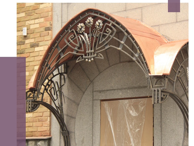 Арочные козырьки в Долгопрудном от 14458 руб. 