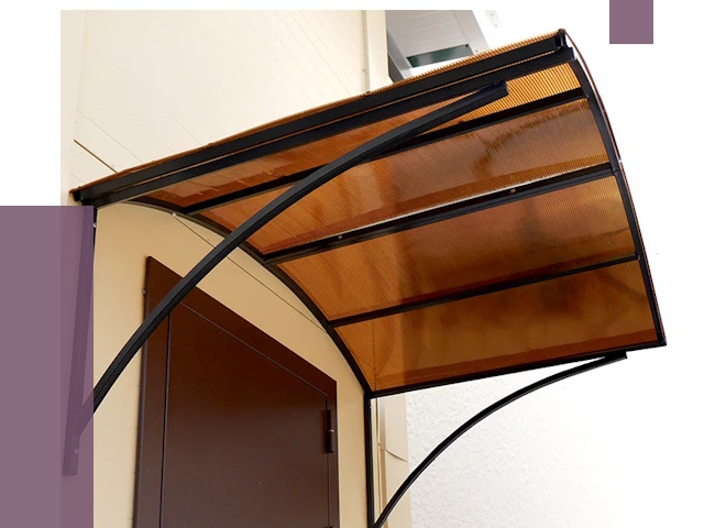 Недорогие козырьки в Долгопрудном от 7528 руб.  | ПРОЛЁТ-Длг