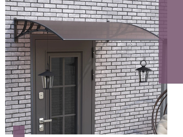 Недорогие козырьки и навесы под ключ в Долгопрудном