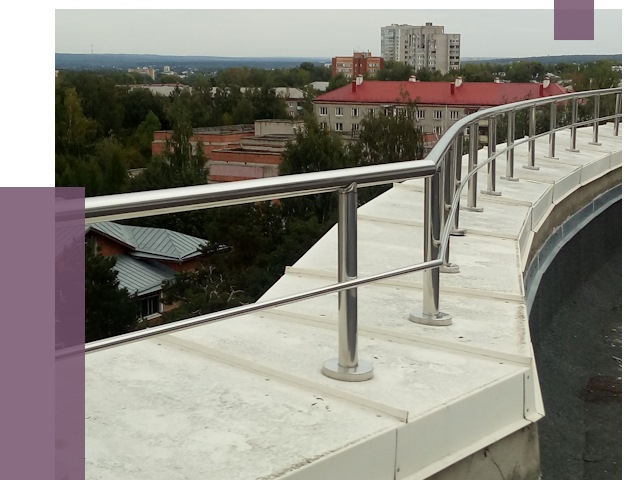 Парапеты и ограждения кровли в Долгопрудном от 4921 руб.