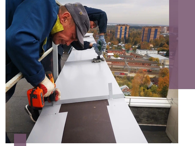 Монтаж парапетов в Долгопрудном — установка прочных металлических ограждений