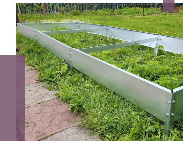 Металлические бордюры для грядок в Долгопрудном от 1776 руб. 