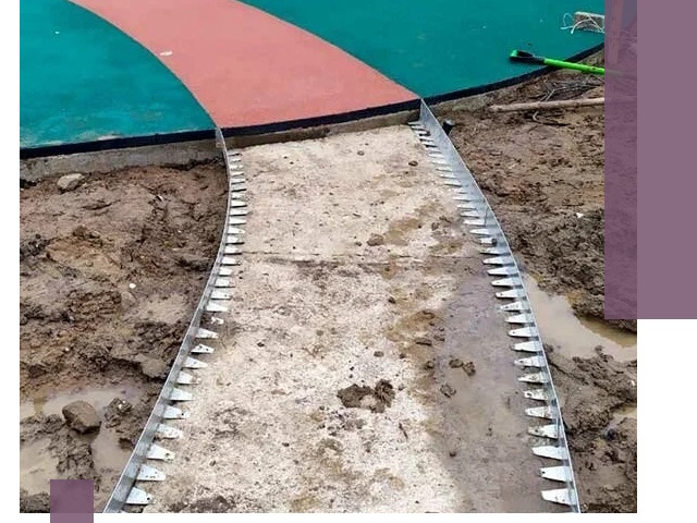 Металлические бордюры для дорожек в Долгопрудном — монтаж и изготовление