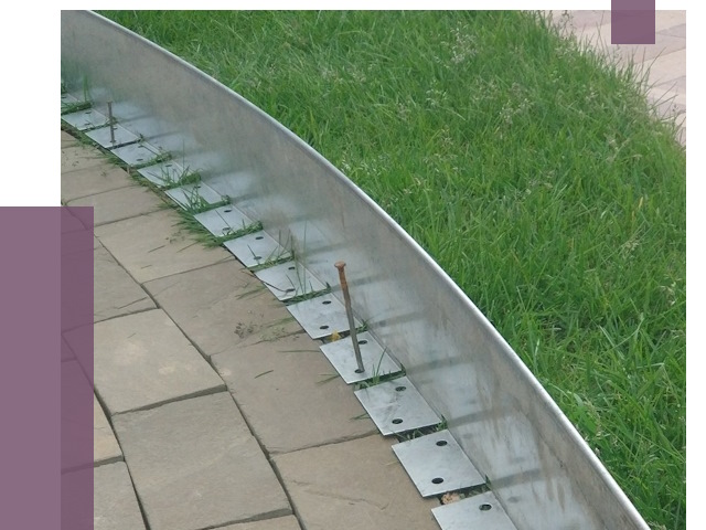 Металлические бордюры для тротуаров в Долгопрудном от 8624 руб.