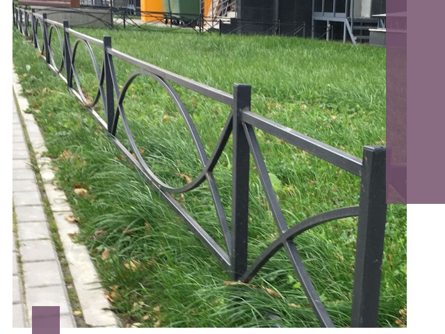 Газонные ограждения из металла в Долгопрудном — монтаж и продажа