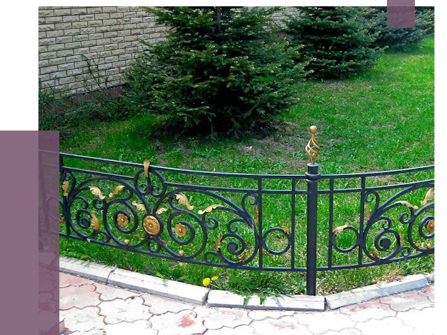 Кованые газонные ограждения в Долгопрудном от 7559 руб. — ПРОЛЁТ-Длг
