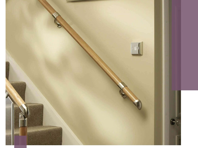 Монтаж пристенных поручней профессионально в Долгопрудном